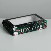 Коробка складная Happy Ney Year, 20 х 12 х 4 см