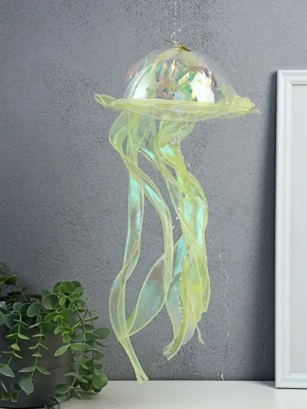 Набор светящихся медуз 4 шт ночник LED RGB 3хAG13 20х20х50 см Набор светящихся медуз 4 шт ночник LED RGB 3хAG13 20х20х50 см