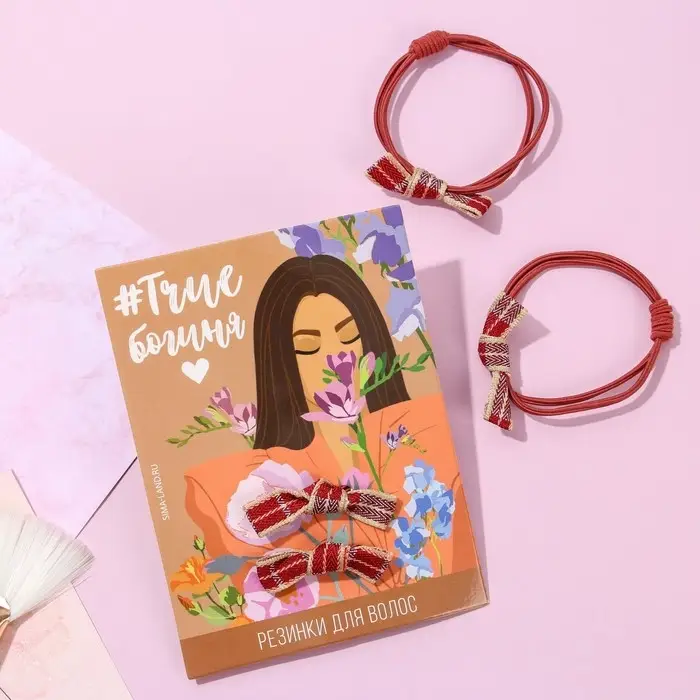 Резинки бант для волос «Богиня», 2 шт. Резинки бант для волос «Богиня», 2 шт.
