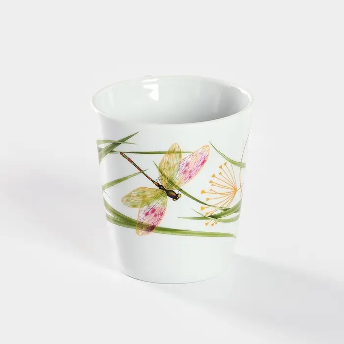 Кружка Добрушский завод &laquo;Стрекоза&raquo;, 300 мл, фарфор, белая