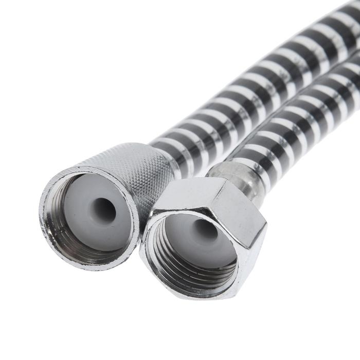 Душевой шланг ZEIN Z01PB, 150 см, с пластиковой конусообразной гайкой, ПВХ, черный Душевой шланг ZEIN Z01PB, 150 см, с пластиковой конусообразной гайкой, ПВХ, черный