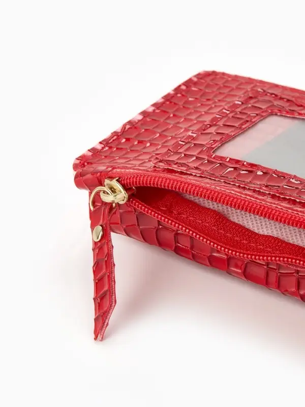 Сумка на магните, с длинным ремнём, 10&times;2.5&times;20 см, красная