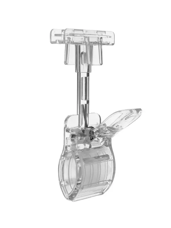 Держатель пластиковой рамки универсальный, 5.5&times;5&times;12 см, прозрачный