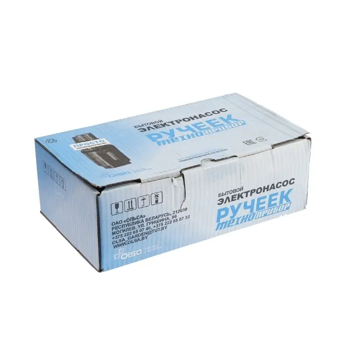Насос вибрационный &laquo;Ручеёк&raquo;, верхний забор, 225 Вт, напор 60 м, 18 л/мин, 10 м