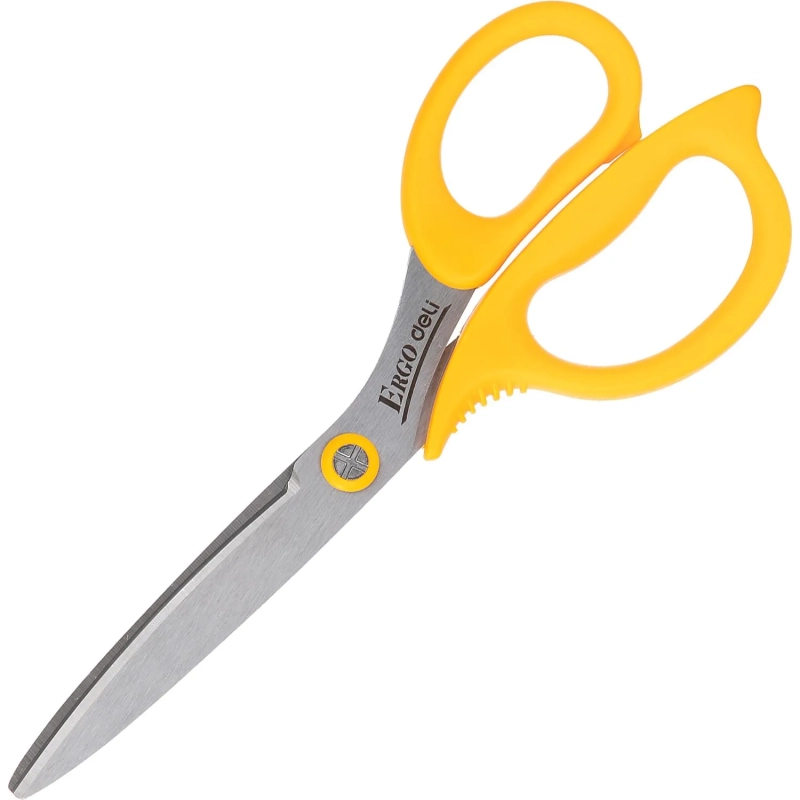 Ножницы Deli E77756 офисные 170мм пластиковые сталь ассорти блистер