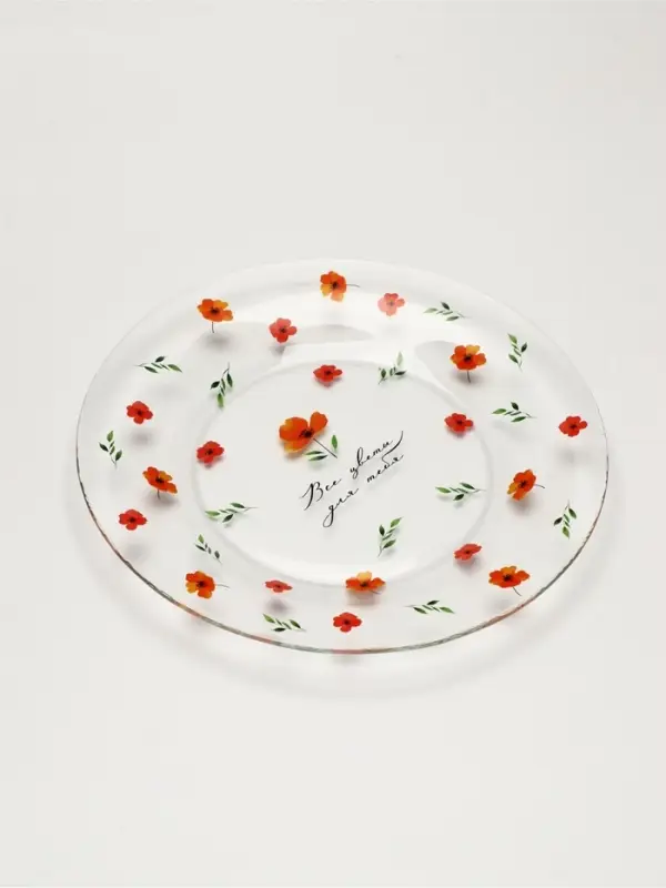 Тарелка стеклянная &laquo;Все цветы для тебя&raquo;, 19.6 см
