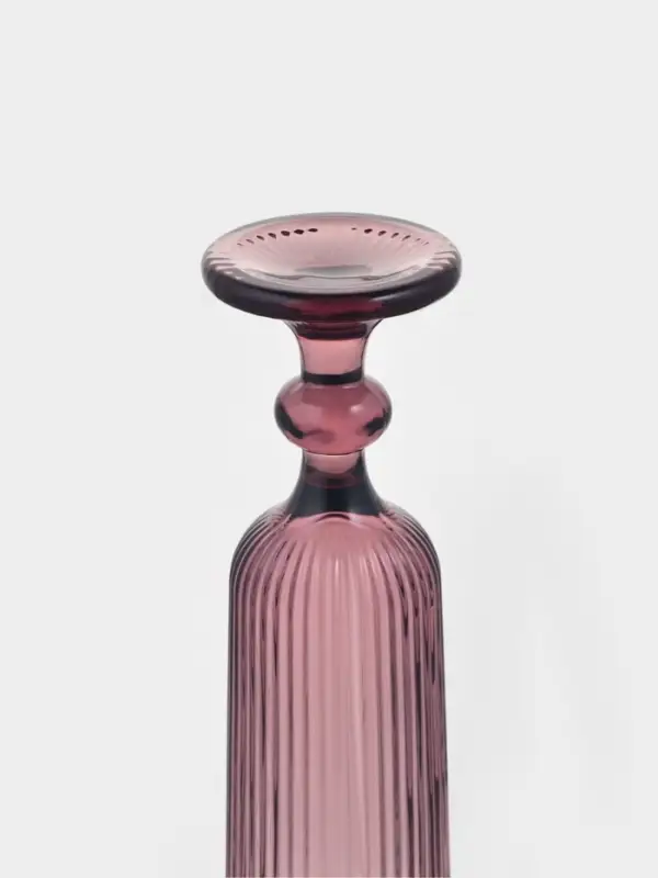 Бокал для шампанского Magistro &laquo;Грани&raquo;, 150 мл, 8&times;14.5 см, стекло, розовый