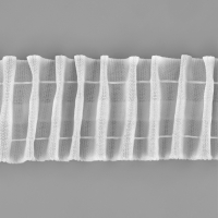 Шторная лента 40мм×100±1м классическая матовая 2 шнура