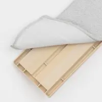 Швабра для мытья пола с вертикальным отжимом Доляна, 35&times;14&times;125 см, стальная ручка, микрофибра, дополнительная насадка