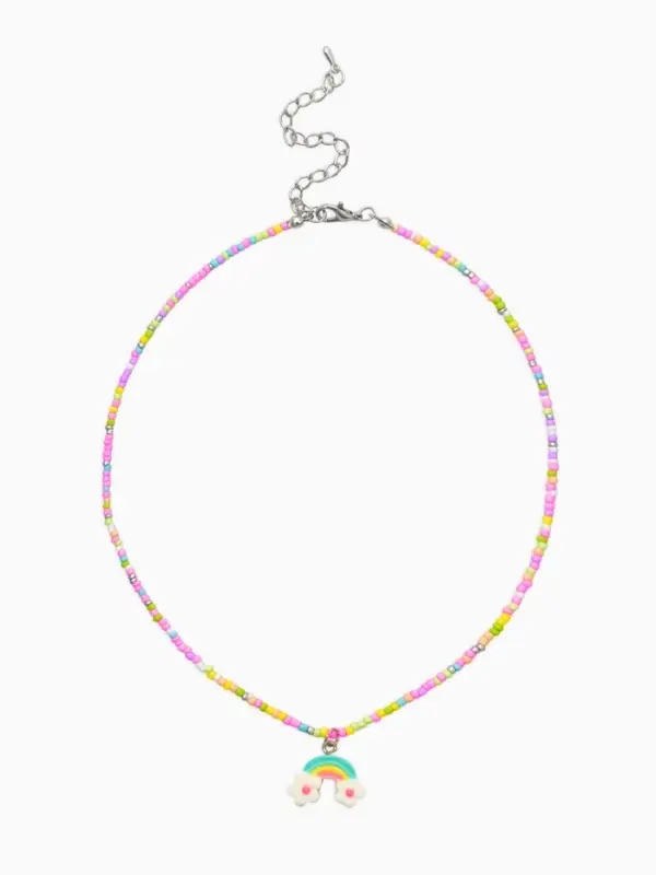 Бусы детские "Выбражулька" бисер, радуга, 38 см, разноцветные