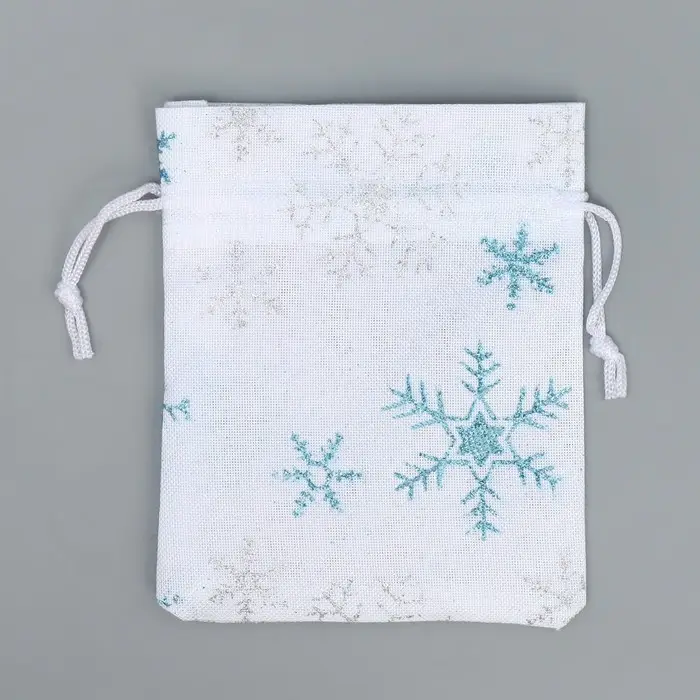 Мешочек подарочный холща «С Новым Годом», 10 х 12 см +/- 1.5 см Мешочек подарочный холща «С Новым Годом», 10 х 12 см +/- 1.5 см