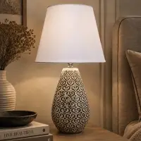 Лампа настольная RISALUX &laquo;Римини&raquo;, Е27, 40 Вт, 25&times;25&times;43 см