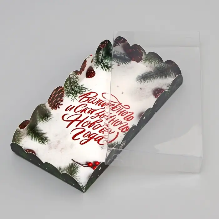 Коробка для печенья, «Сказочного Нового года!», 10.5×20×3 см, Новый год Коробка для печенья, «Сказочного Нового года!», 10.5×20×3 см, Новый год