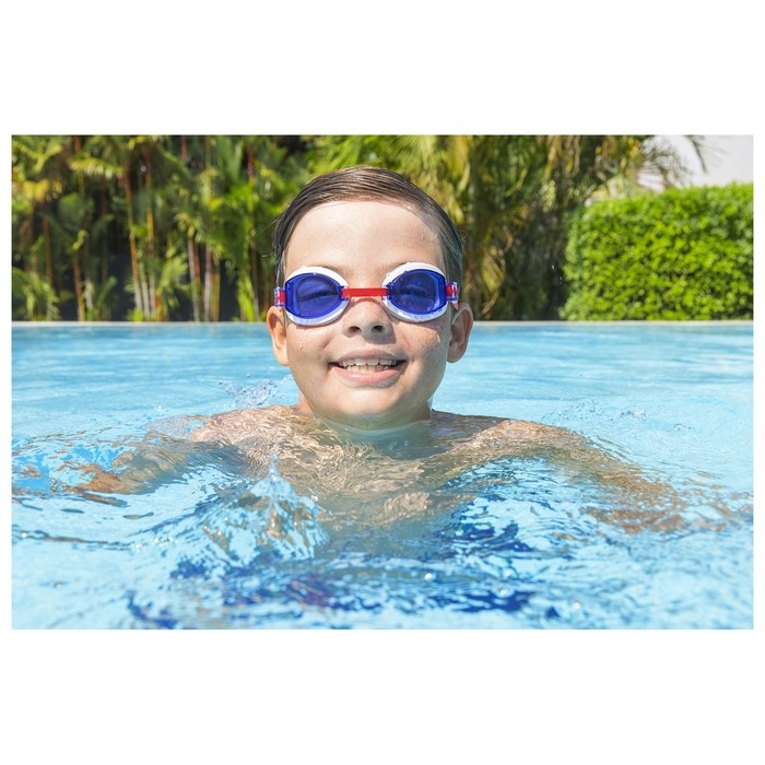 Очки для плавания Ocean Wave, от 7 лет, цвет МИКС, 21048 Bestway Очки для плавания Ocean Wave, от 7 лет, цвет МИКС, 21048 Bestway