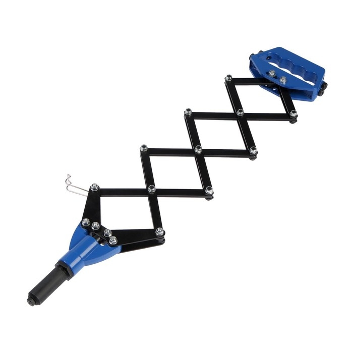 Заклепочник ТУНДРА, 800 мм, усиленный, заклепки 3.2 - 4 - 4.8 - 6 - 6.4 мм Заклепочник ТУНДРА, 800 мм, усиленный, заклепки 3.2 - 4 - 4.8 - 6 - 6.4 мм