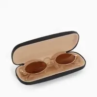 Футляр для очков на хлопушке, размер 16&times;5.8&times;3 см, чёрный