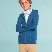 Толстовка детская Stone Kids черная, на рост 118-128 см (8 лет)