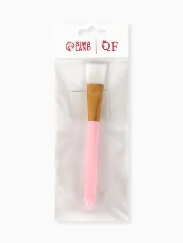 Кисть для масок &laquo;Нежность&raquo;, 15.5 (&plusmn; 1) см, розовая