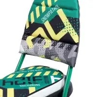 Снегокат Snowpatrol, со спинкой, зелёный, СНД2/SP3 Nika Kids