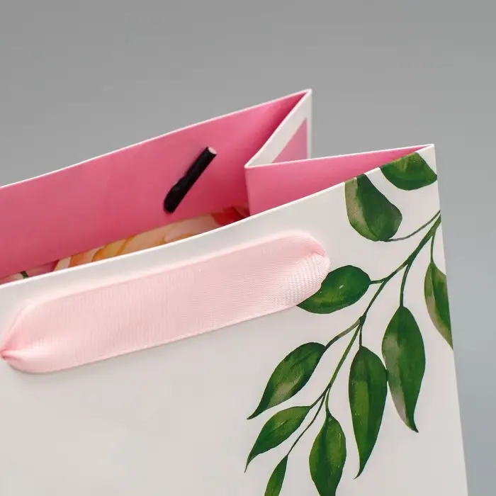 Пакет подарочный ламинированный двухсторонний, упаковка, «Будь счастлива», MS 18 х 23 х 10 см