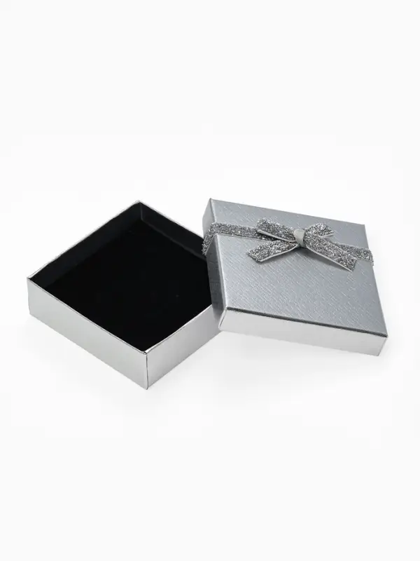 Набор подарочных коробочек 6 шт. под набор &laquo;Сияние&raquo;, 9&times;9, цвет серебро (4451030)