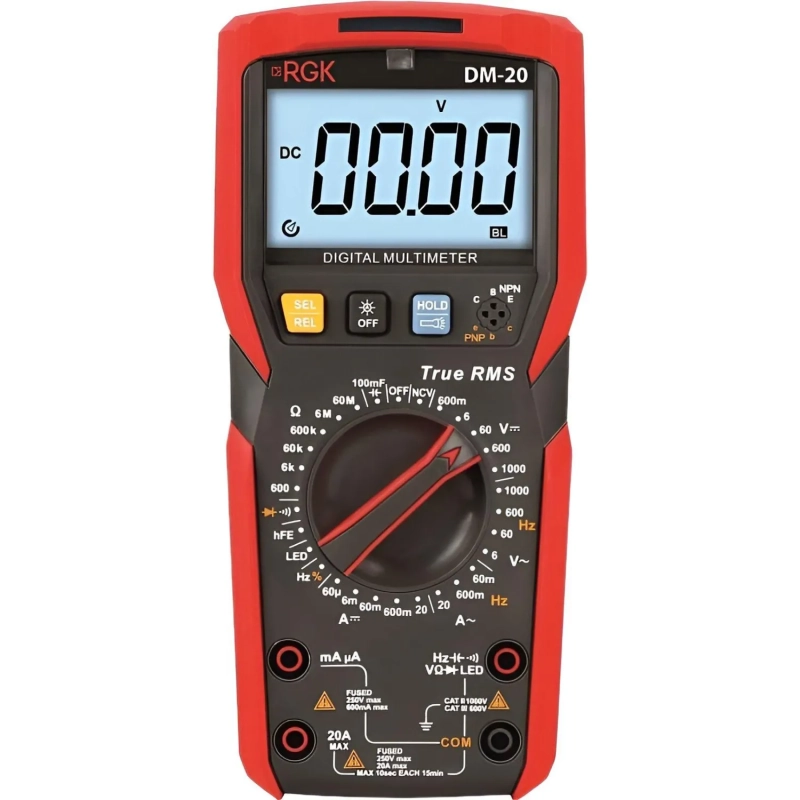 Мультиметр цифровой RGK DM-20 (776455)