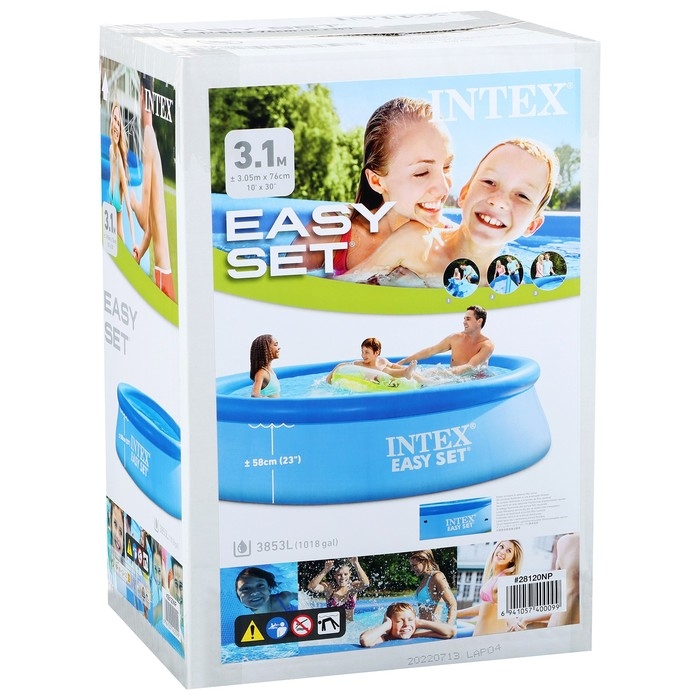 Бассейн надувной Easy Set, 305 х 76 см, от 6 лет, 28120NP INTEX Бассейн надувной Easy Set, 305 х 76 см, от 6 лет, 28120NP INTEX