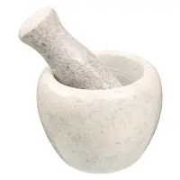 VETTA Ступка с пестиком, 10x7,5см, мрамор, 3 цвета