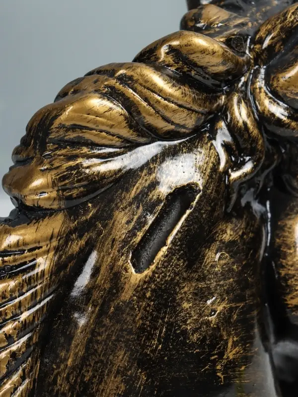 Копилка "Голова коня "  высота 25 см, античный