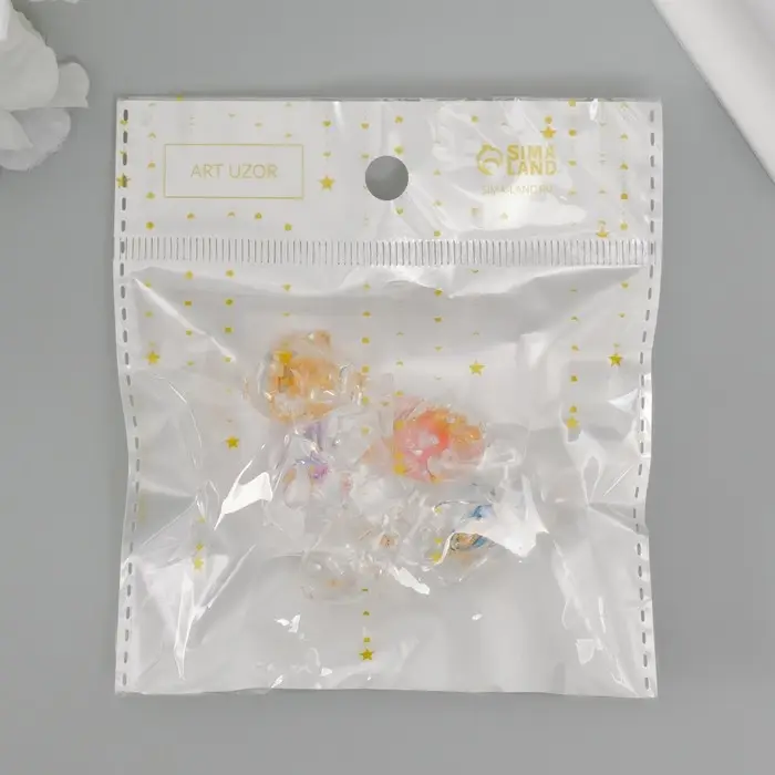 Подвеска для творчества акрил Подвеска для творчества акрил "Морская рыба" светится в темноте МИКС 2х2,9х2 см