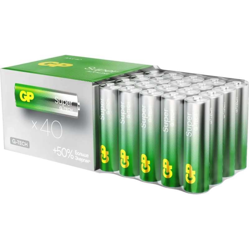 Батарейка GP15A-GP15AA21-2CRSWC40, 40шт/уп
