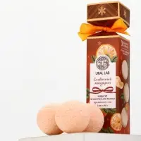 Бомбочки для ванны с ароматом мандарина, 3×40 г, URAL LAB