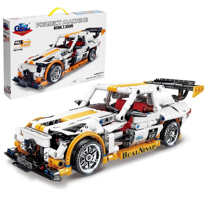Конструктор гоночная машина GAO BO LE Project Machine, инерционный, 572 детали, 6+ Конструктор гоночная машина GAO BO LE Project Machine, инерционный, 572 детали, 6+