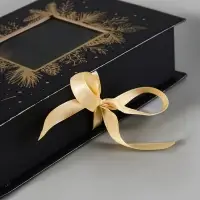 Коробка - книга подарочная, с окном &laquo;Новый год&raquo;, 20&times;12.5&times;5 см