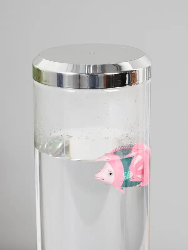 Светильник Светильник "Аквариум с рыбками" LED RGB 4,5Вт USB серебро 8,7х8,7х27 см