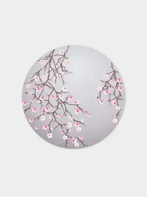 Салфетка сервировочная на стол круглая &laquo;Сакура&raquo;, d=36 см