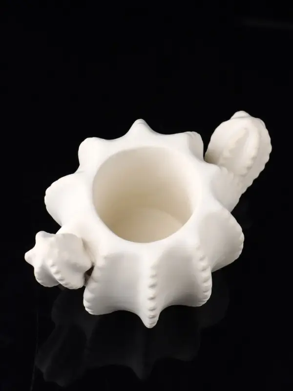 Кашпо "Кактус" 15х8х10 см, натуральный, гипс