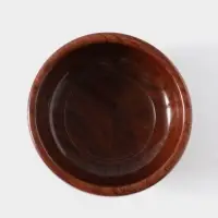 Чаша на ножке &laquo;В самое сердце&raquo;, 13&times;13&times;8 см, дерево шишам