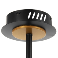 Люстра 1851/7 LED 72Вт 3000-6000К черно-золотой 79х77х43 см BayerLux