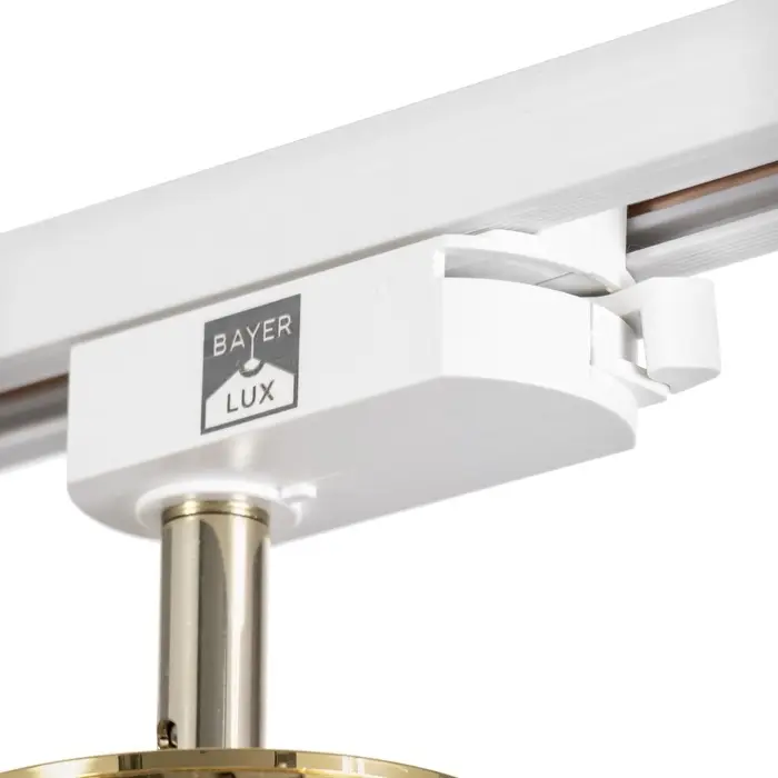 Светильник трековый BayerLux Simple &laquo;Алисер&raquo; GU10, 220 В, 7.5&times;7.5&times;20 см, золото
