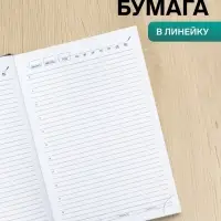Ежедневник недатированный А5, 160 листов, &laquo;Небраска&raquo;, тёмно-коричневый