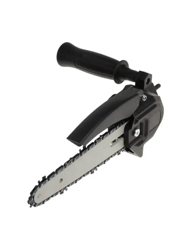 Насадка для дрели ТУНДРА, цепная пила, 150 мм, 1/4", 37 звеньев, 18 зубьев, круглый зуб