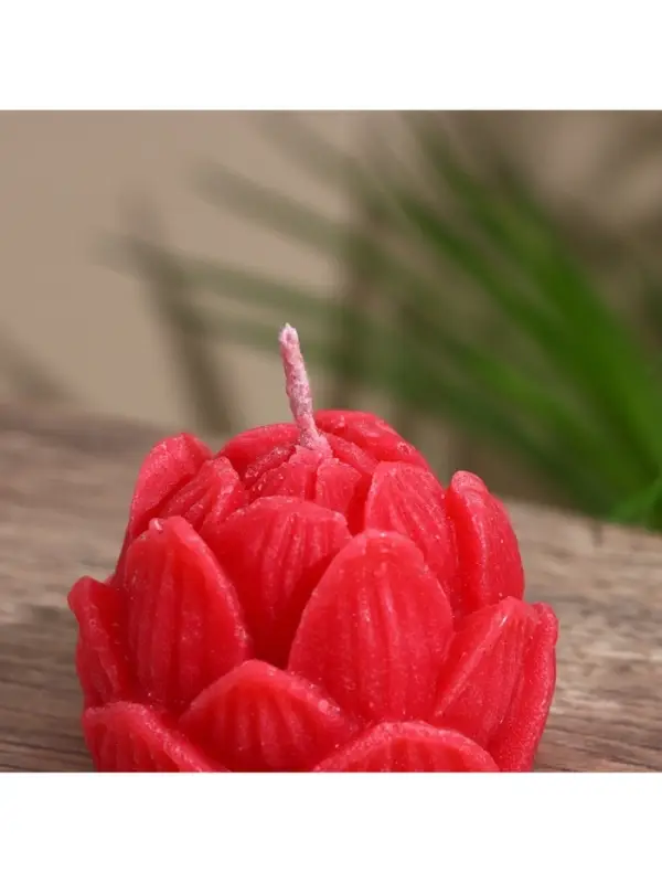 Свеча Свеча "Лотос" 5х5х6 см, соевый воск