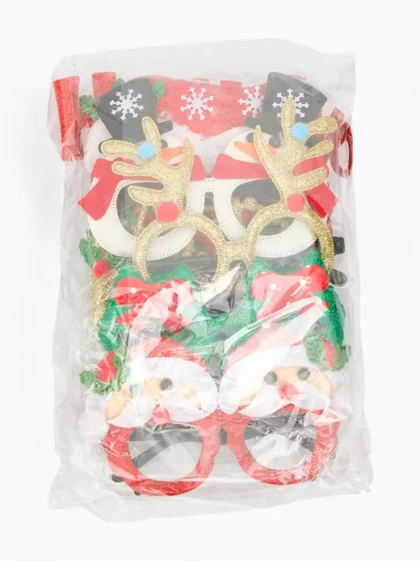 Карнавальные очки «Новогодние» набор 9 штук