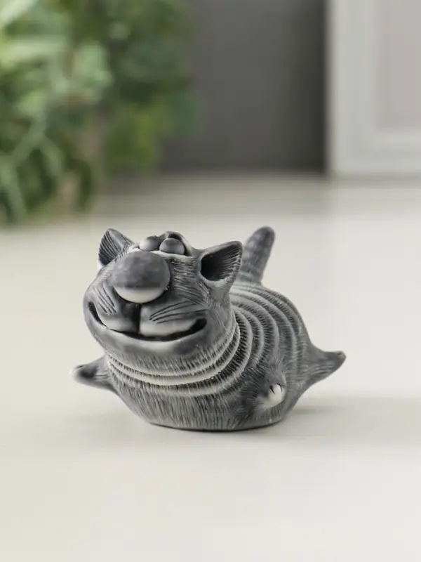 Сувенир Сувенир "Кот летит на пузе" 4,5 см