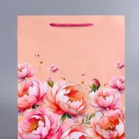 Пакет подарочный ламинированный &laquo;Прекрасной&raquo;, 26&times;12&times;32 см