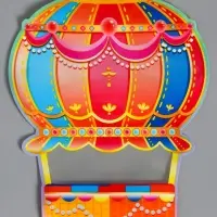 Пакет подарочный, с zip-lock застежкой &laquo;Воздушный шар&raquo; с окном, 17.5&times;19+4 см