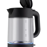 Чайник HYK-G7707 1,7л 2200Вт графит (стекло)