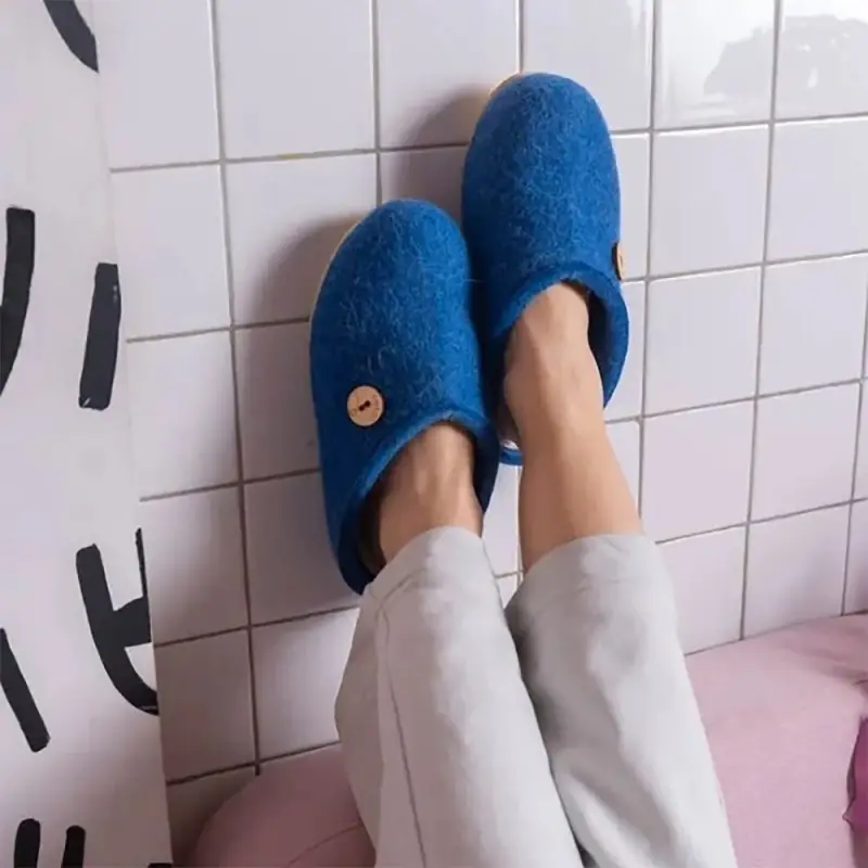 Домашние валенки Step, синие (василек), размер 35 Домашние валенки Step, синие (василек), размер 35