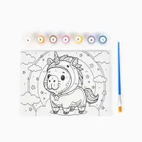 Картина по номерам &laquo;Капибара в образе&raquo;, 21&times;15 см